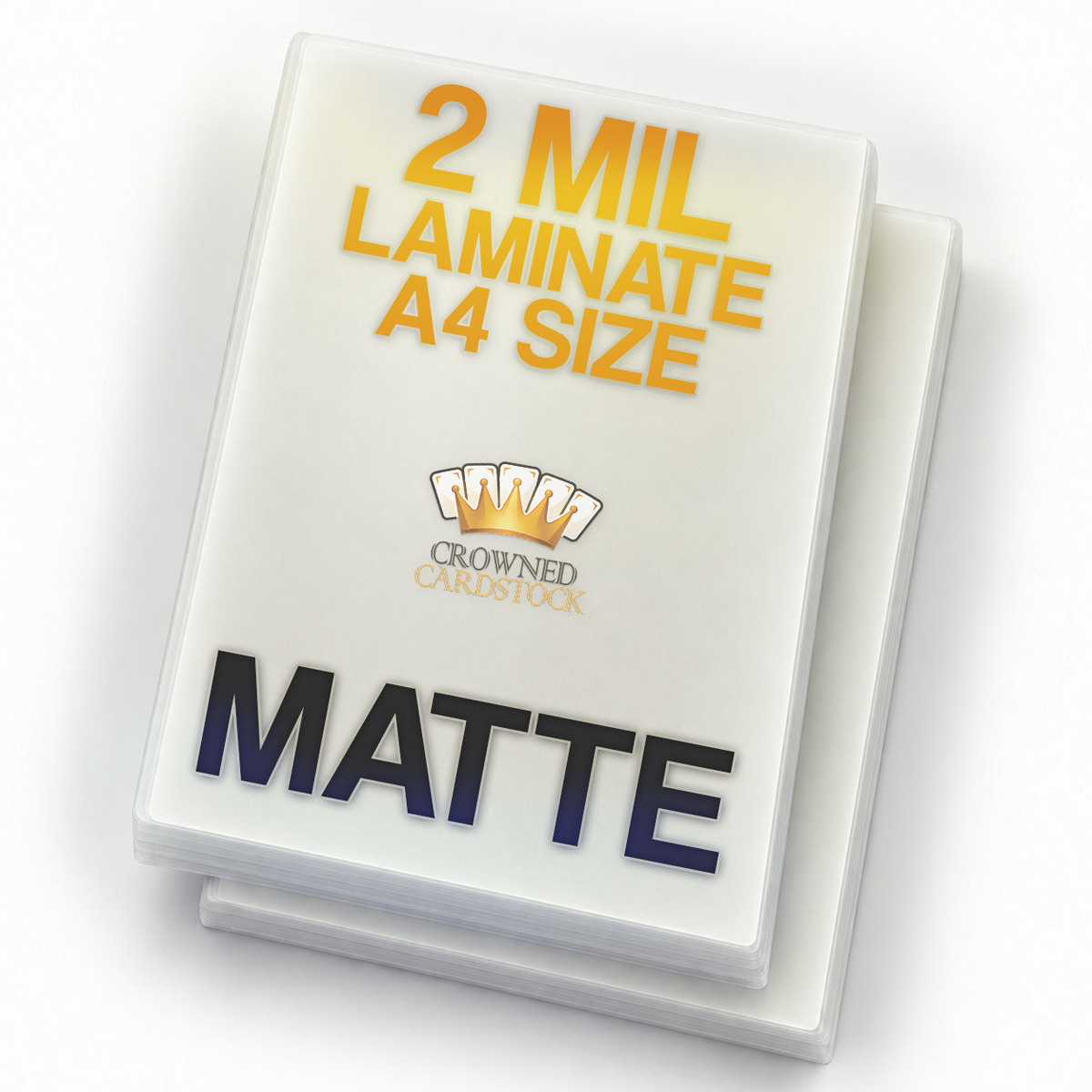 2 Mil Matte Laminating Pouches (A4 Size) - 100 Pack